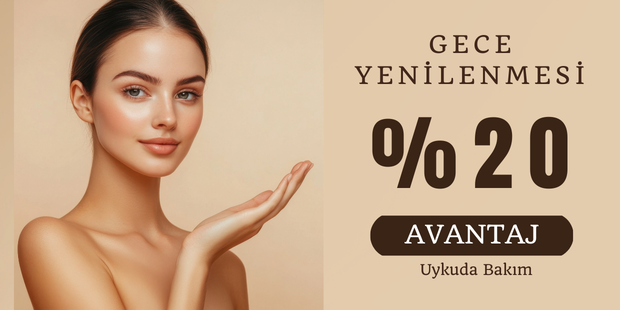 Gece bakım kremi ana sayfa tanıtım görseli