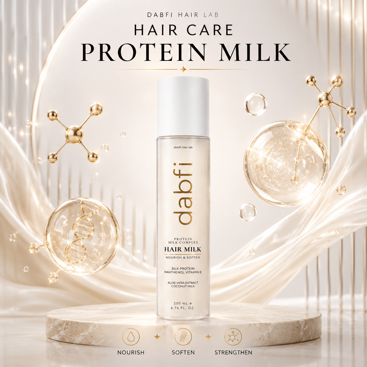 DABFI Silk Protein Hair Milk Care Complex 200 ml